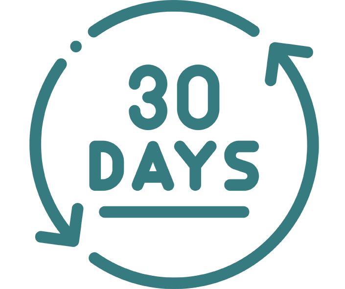 Try it for 30 days, risk free